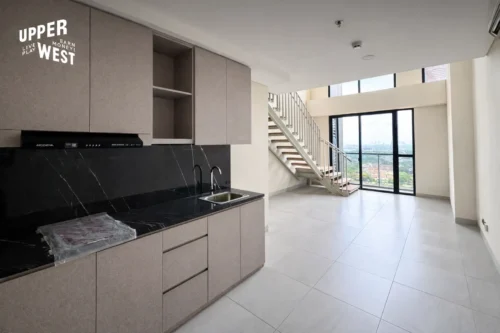 Kitchen & Living Area yang bisa dijadikan office SOHO